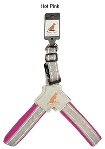 Step In V Harness Hot Pink