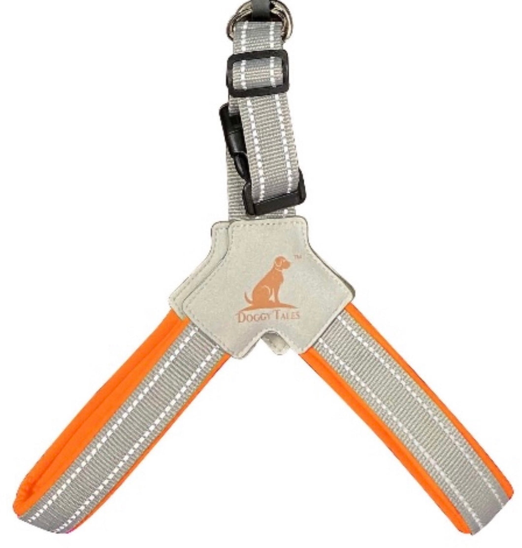 Step In V Harness Orange
