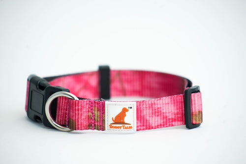 Realtree Adjustable Dog Collar Paradise Pink - mydoggytales.com